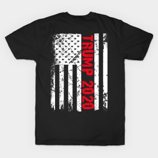 Trump 2020 American Flag T-Shirt